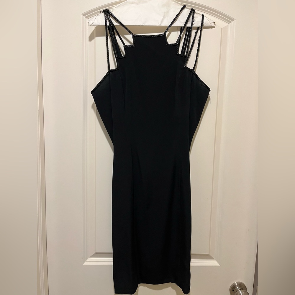 Niteline by Della Roufogali Vintage black cocktail dress Size 8